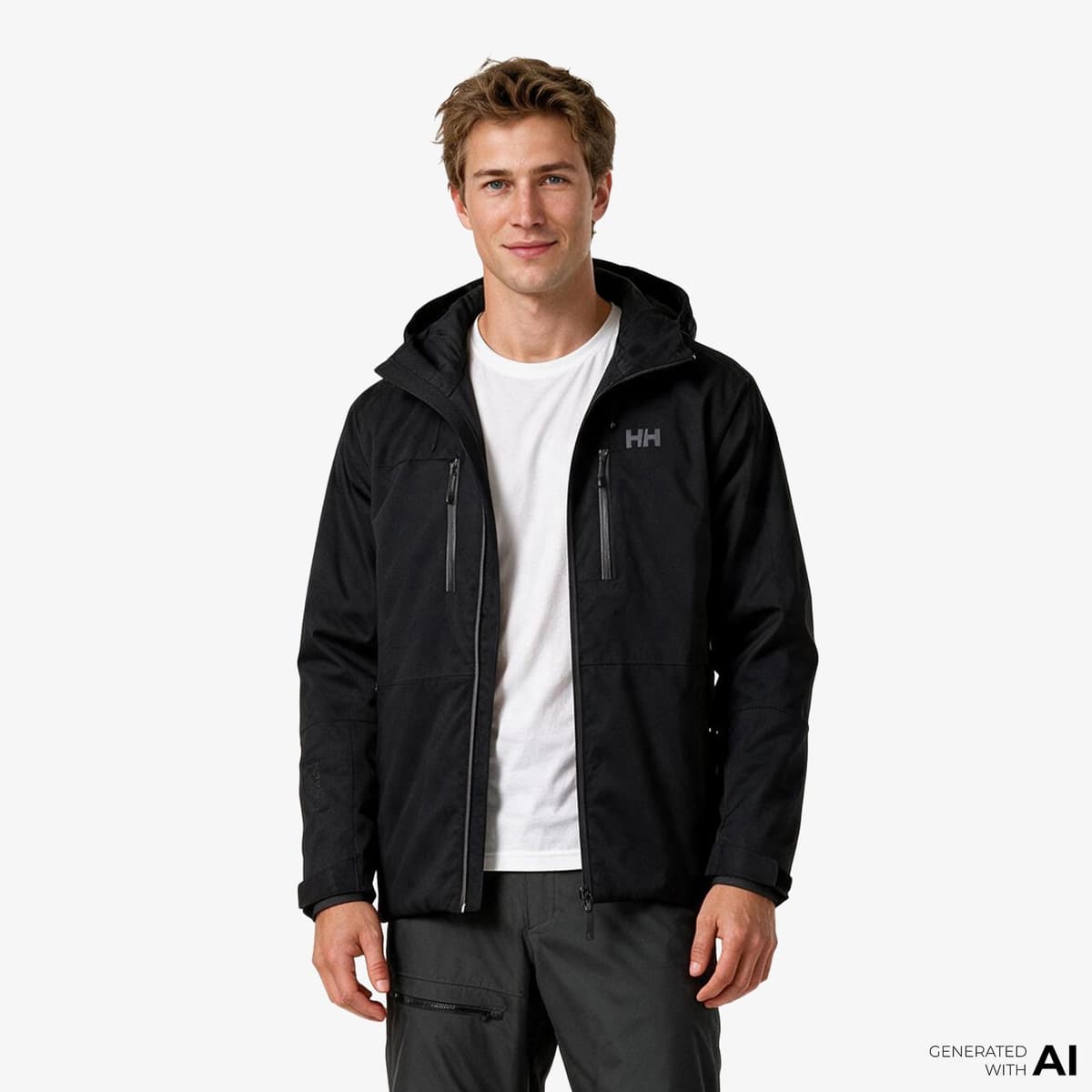 Helly Hansen Juniper 3.0 Erkek Siyah Kayak Montu