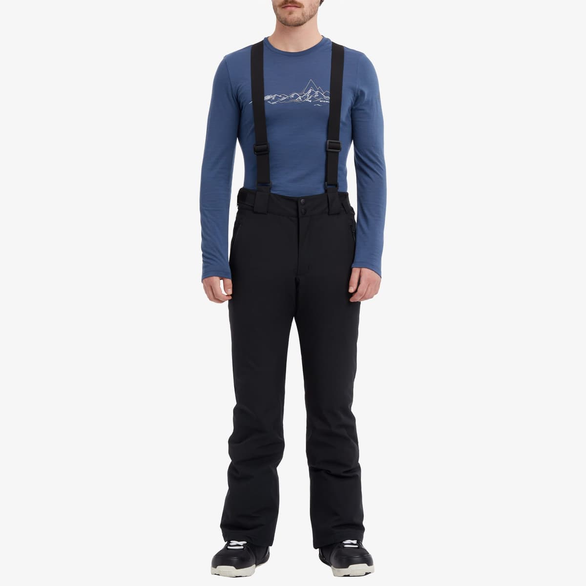 McKinley Dave II Erkek Siyah Kayak Pantolonu