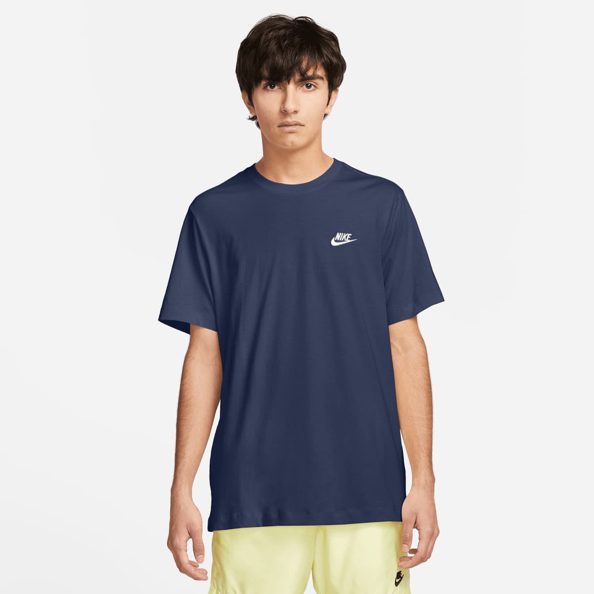 Nike Sportswear Club Erkek Lacivert Günlük T-Shirt