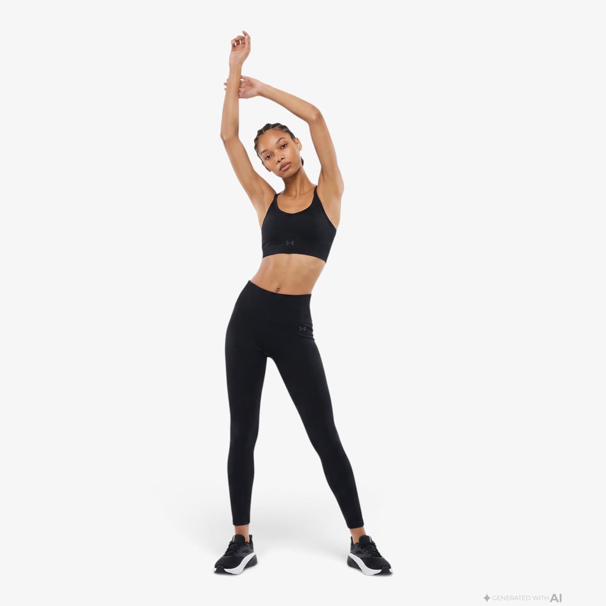 Under Armour Seamless Cotton Legging Kadın Siyah Tayt