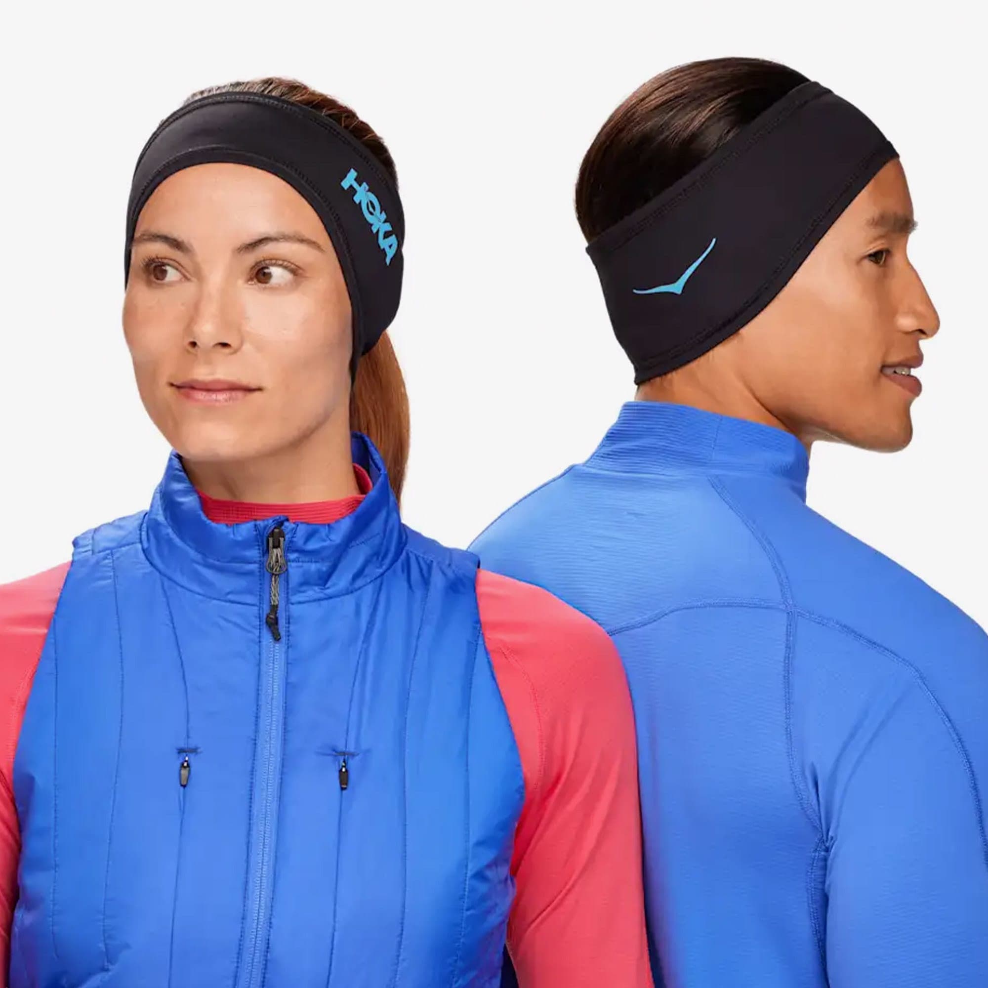 Hoka Coldsnap Fleece Unisex Siyah Koşu Saç Bandı