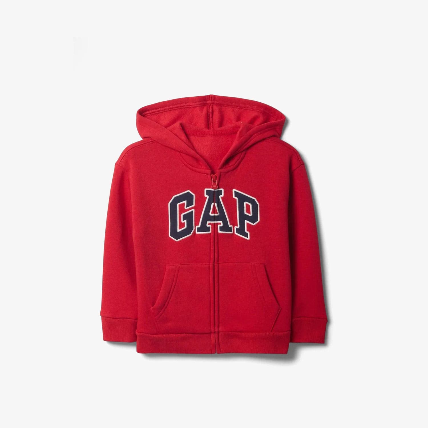 Gap V-Logo Full Zip Çocuk Kırmızı Sweatshirt