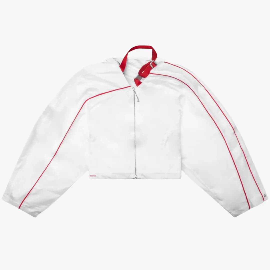 Nike x Jacquemus NRG Track Jacket 'White & University Red' (W)