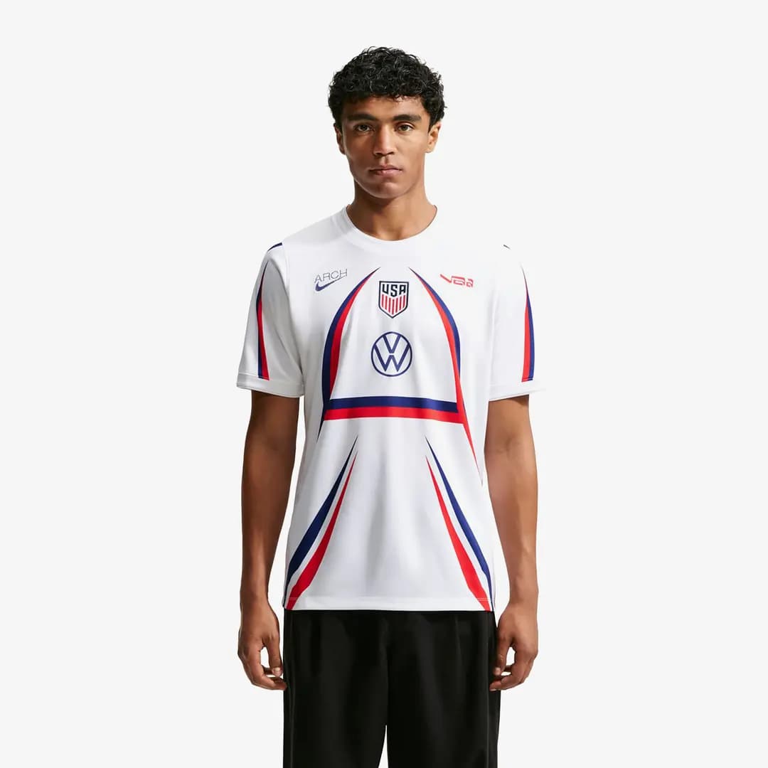 USA x V.A.A. Academy Pro Pre-Match Jersey 'White'