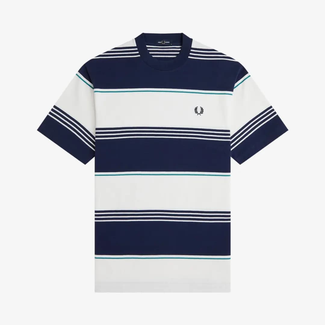 Heavyweight Striped T-Shirt 'Blue White'