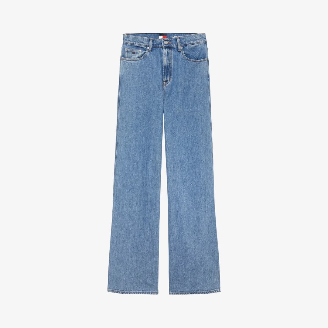 Claire High Rise Wide Leg Jeans 'Medium Blue' (W)