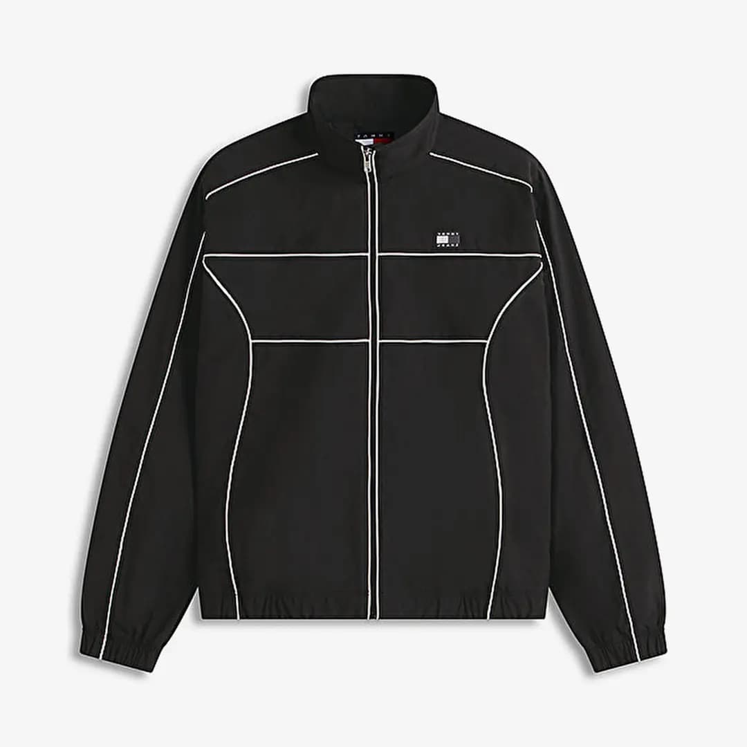 Piping Detail Flag Jacket 'Black'
