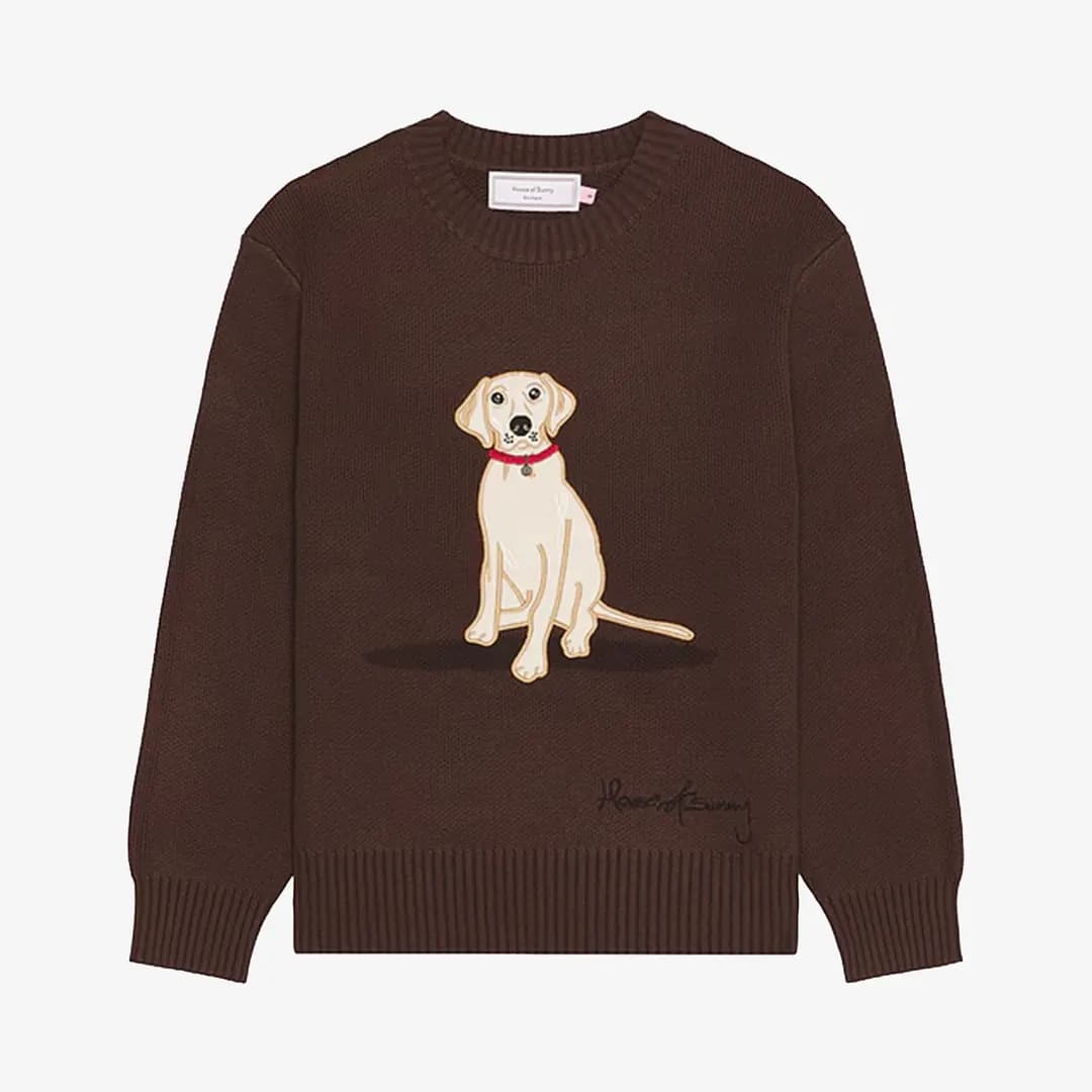 The Labrador Crew Jumper 'Tobacco'