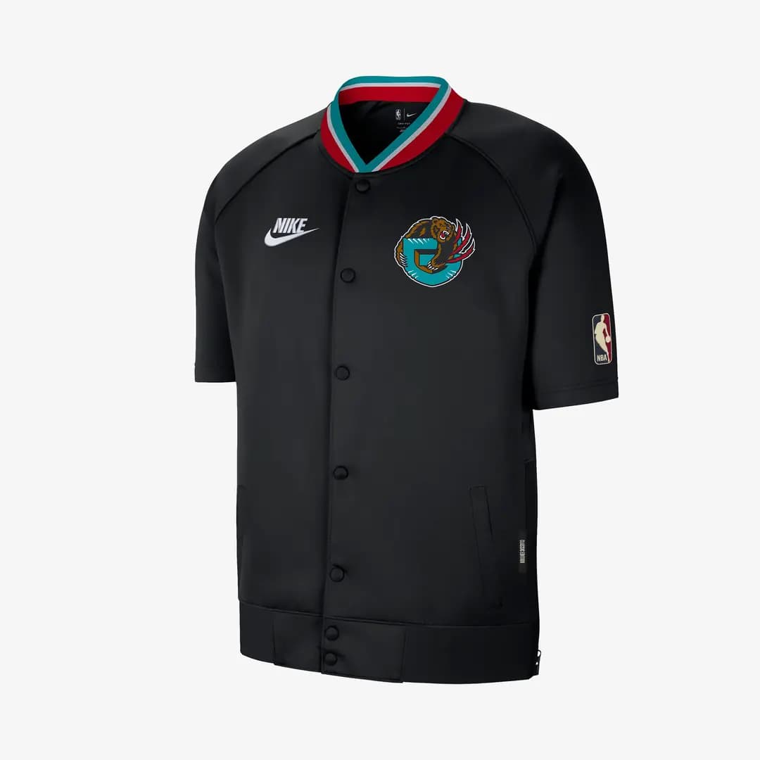Memphis Grizzlies Hardwood Classics Short-Sleeve Shirt 'Black'