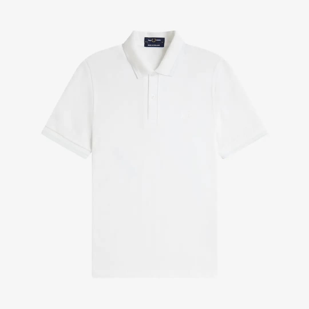 Twin Tipped Polo Shirt 'White Tartan Green'