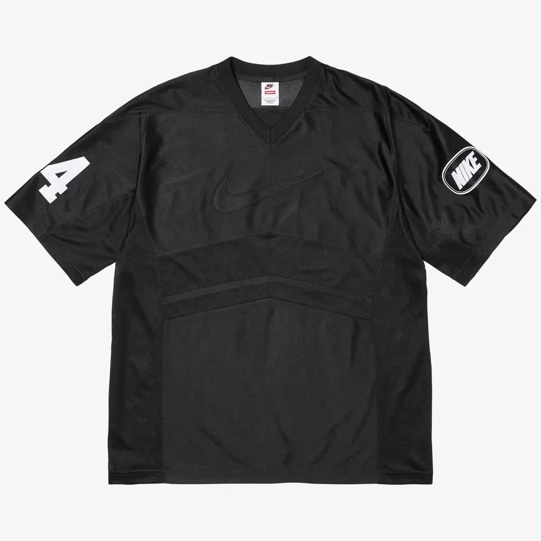 Nike x Supreme Football Jersey 'Black'