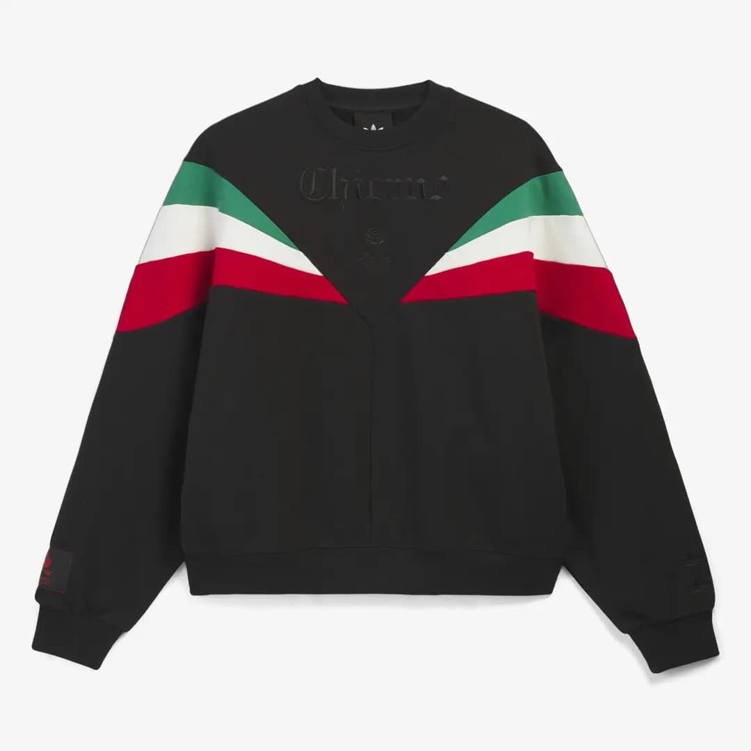 adidas x Willy Chavarria Chicano Sweatshirt 'Black'
