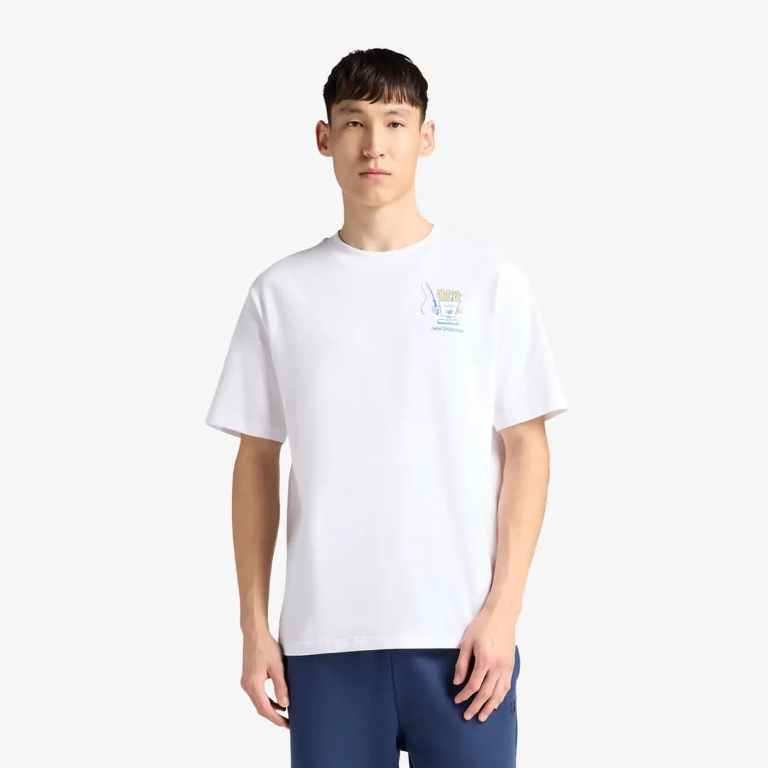 Fish and Chips T-Shirt 'White'