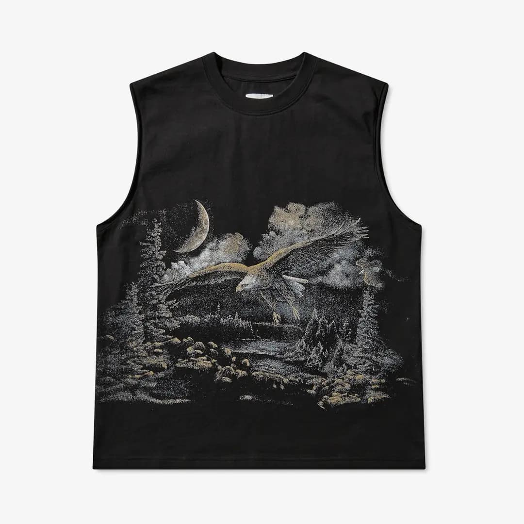 Fai Sleeveless Tee 'Washed Black'