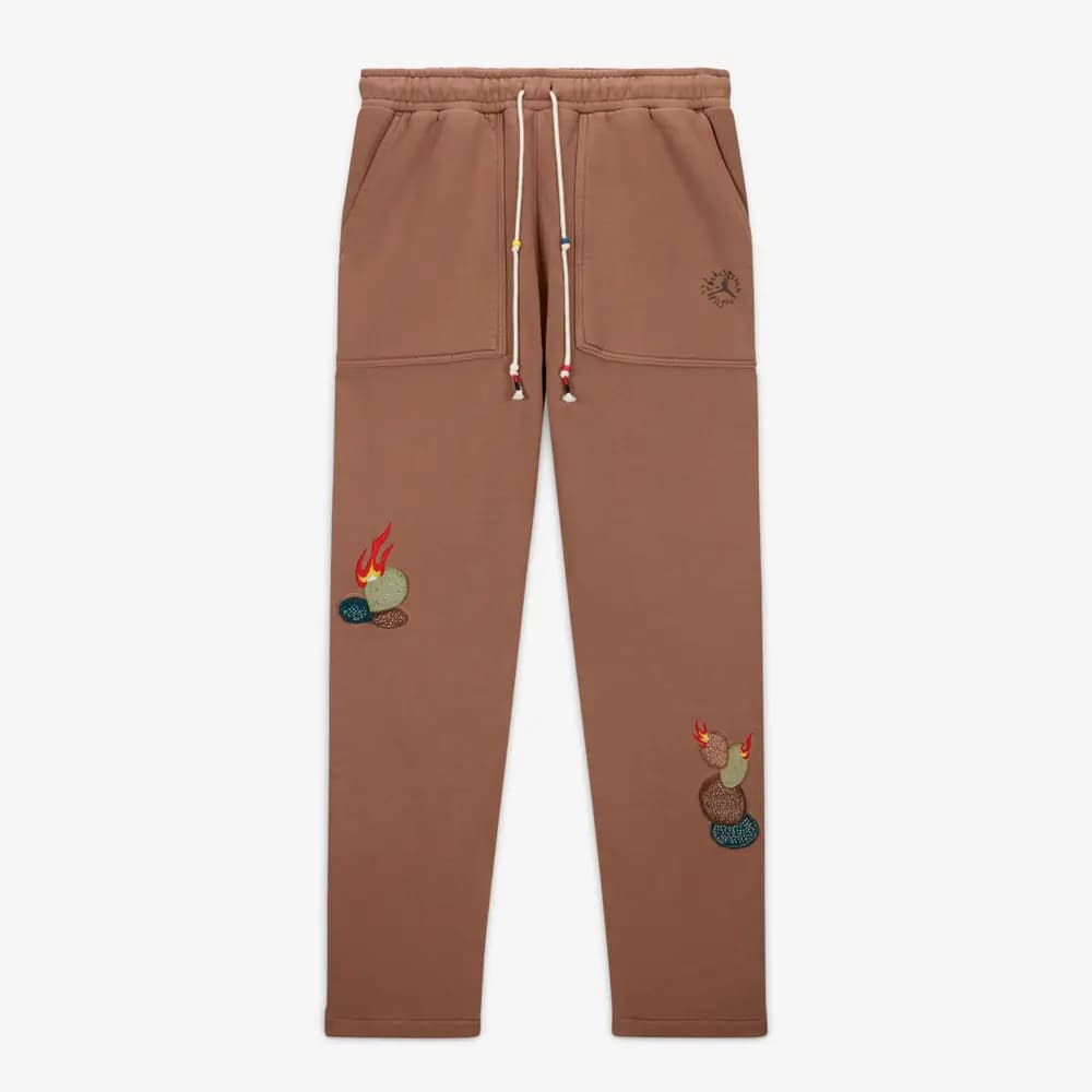 Travis Scott x Jordan Fleece Pant 'Brown'